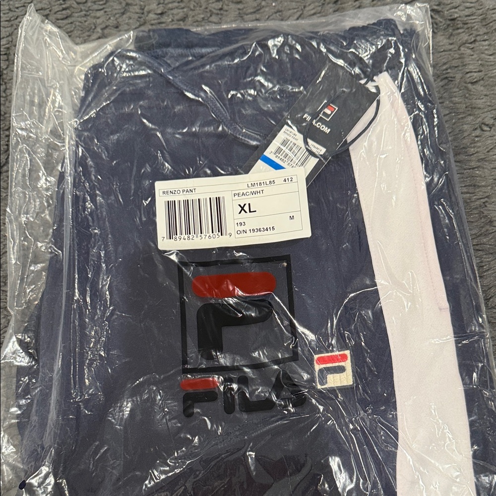 Fila Navy and White Sports Jacket